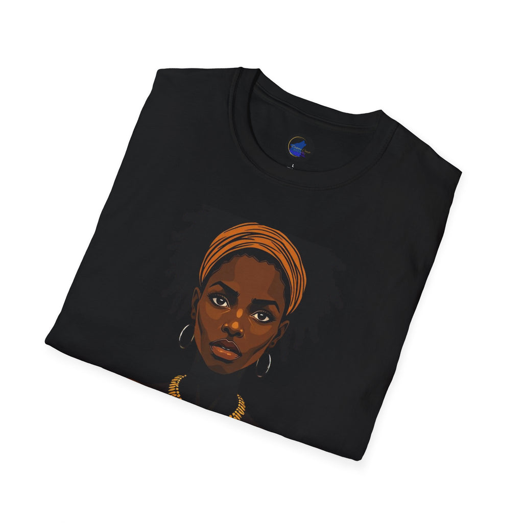 Ana Nzinga Soft Tee | Women Warrior Graphic T-Shirt | Female Empowerment Gift