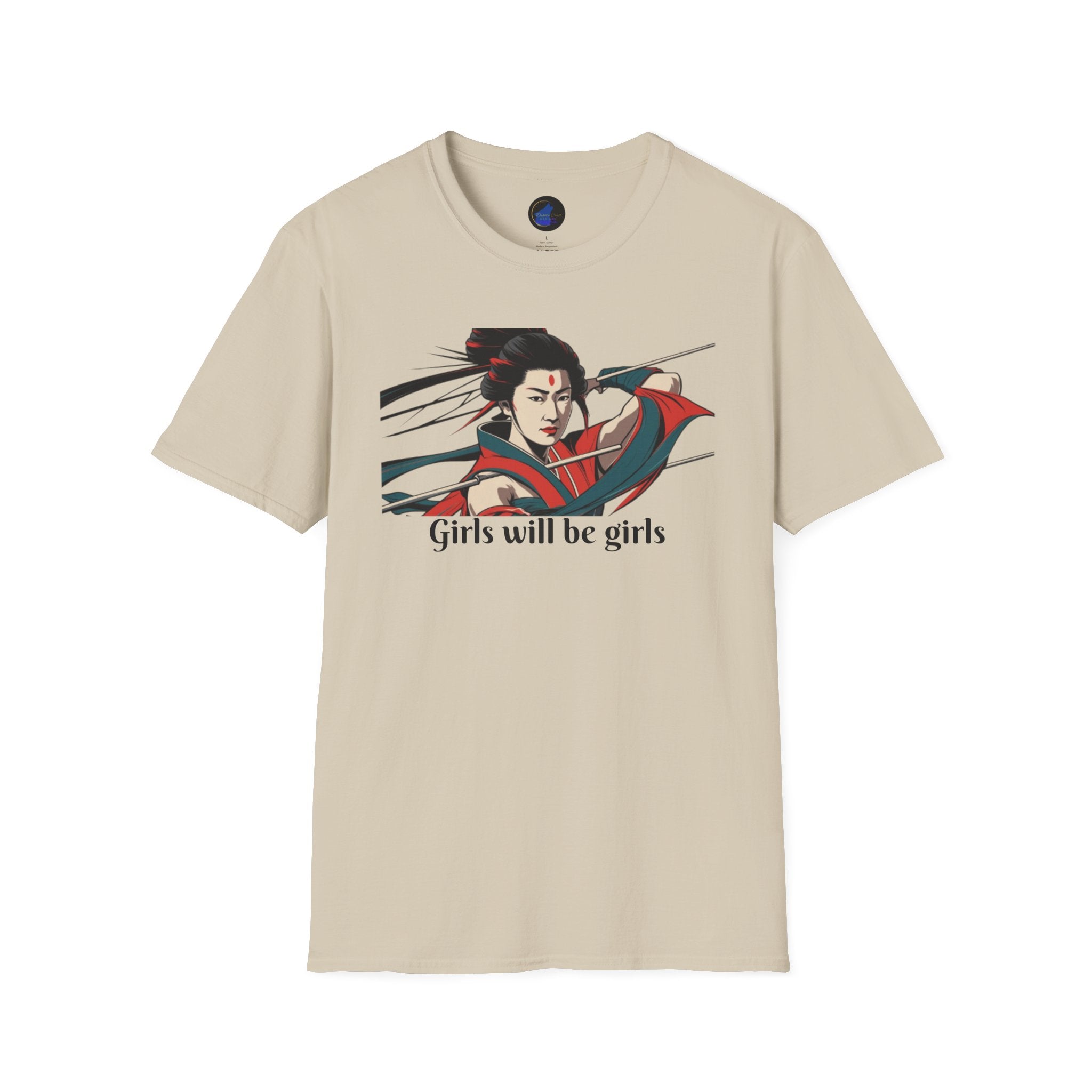 Tomoe Gozen Soft Tee | Women Warrior Graphic T-Shirt | Female Empowerment Gift
