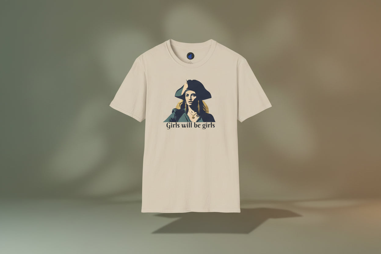 Grace O'Malley Soft Tee | Women Warrior Graphic T-Shirt | Female Empowerment Gift