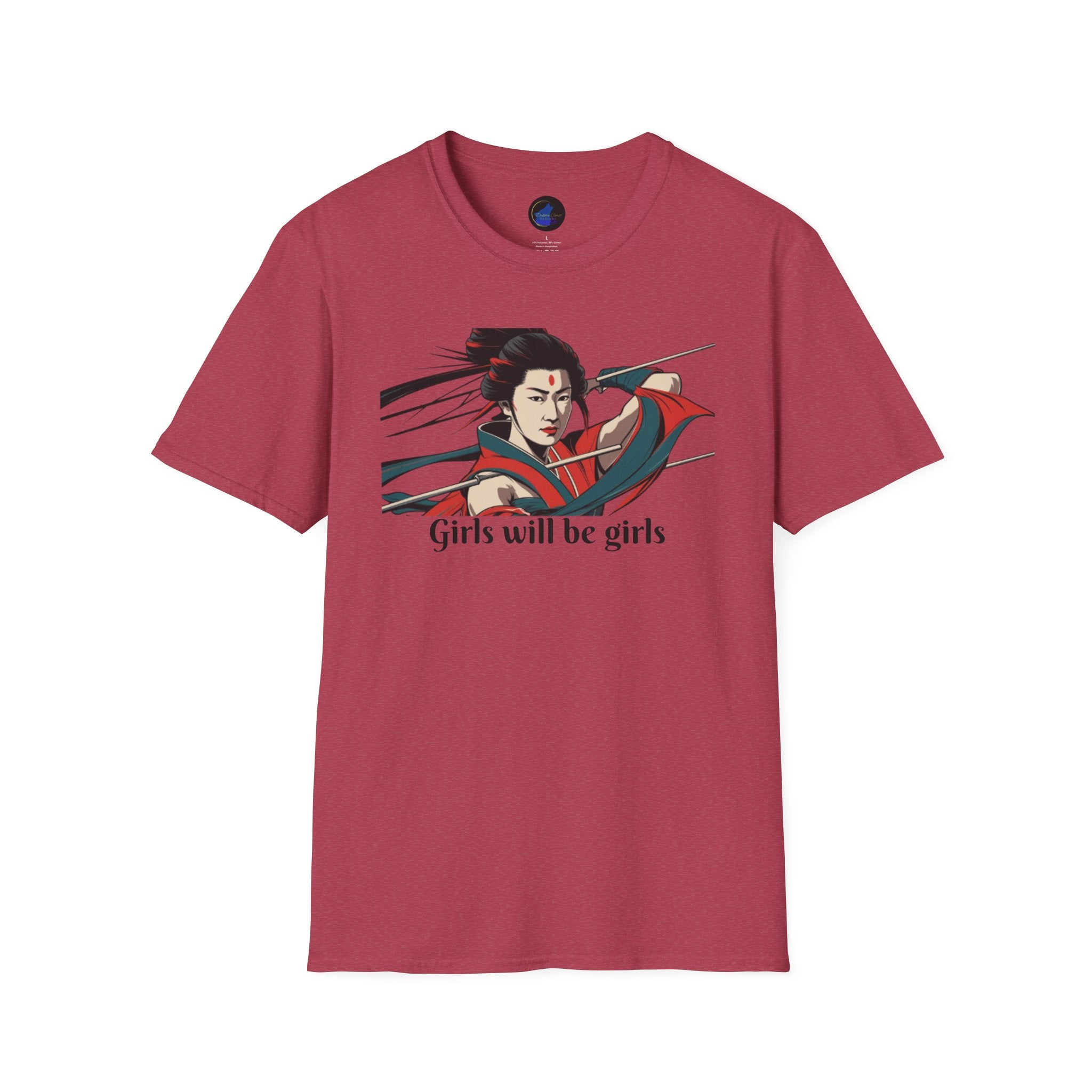 Tomoe Gozen Soft Tee | Women Warrior Graphic T-Shirt | Female Empowerment Gift