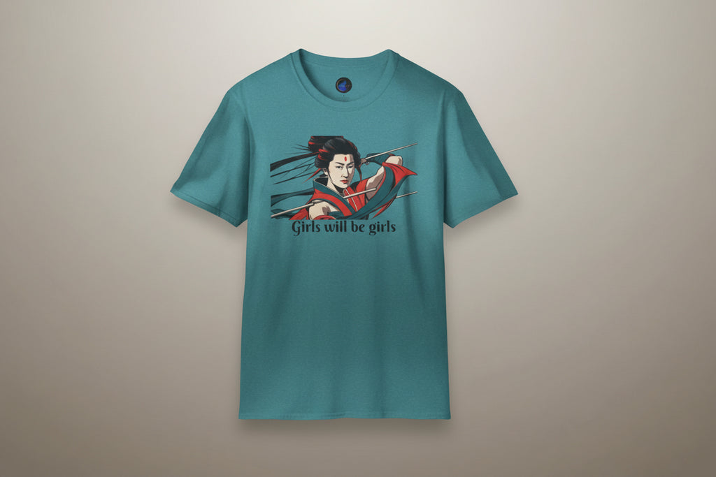 Tomoe Gozen Soft Tee | Women Warrior Graphic T-Shirt | Female Empowerment Gift