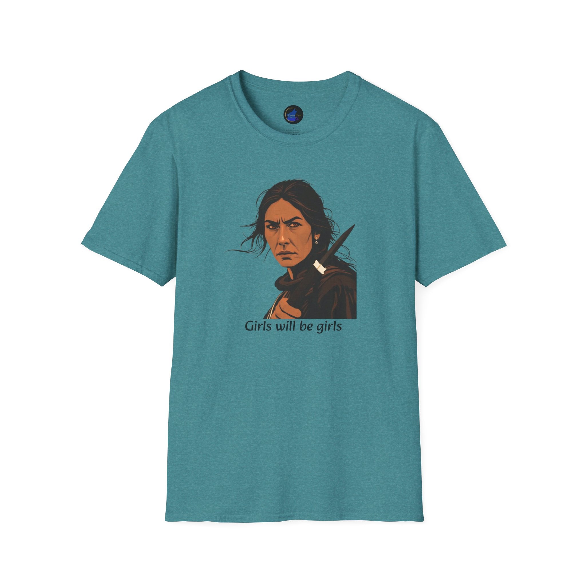 Buffalo Calf Road Woman Soft Tee | Women Warrior Graphic T-Shirt | Female Empowerment Gift