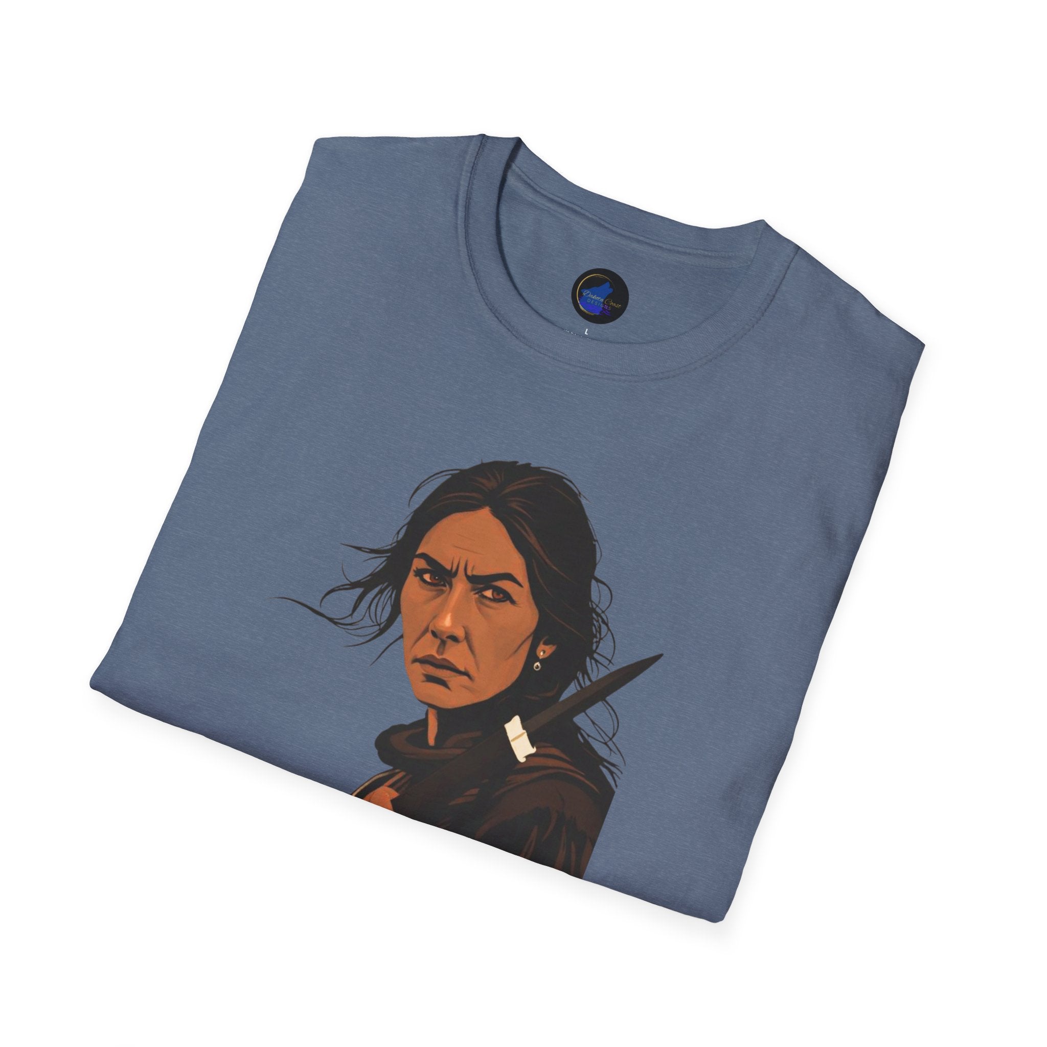 Buffalo Calf Road Woman Soft Tee | Women Warrior Graphic T-Shirt | Female Empowerment Gift