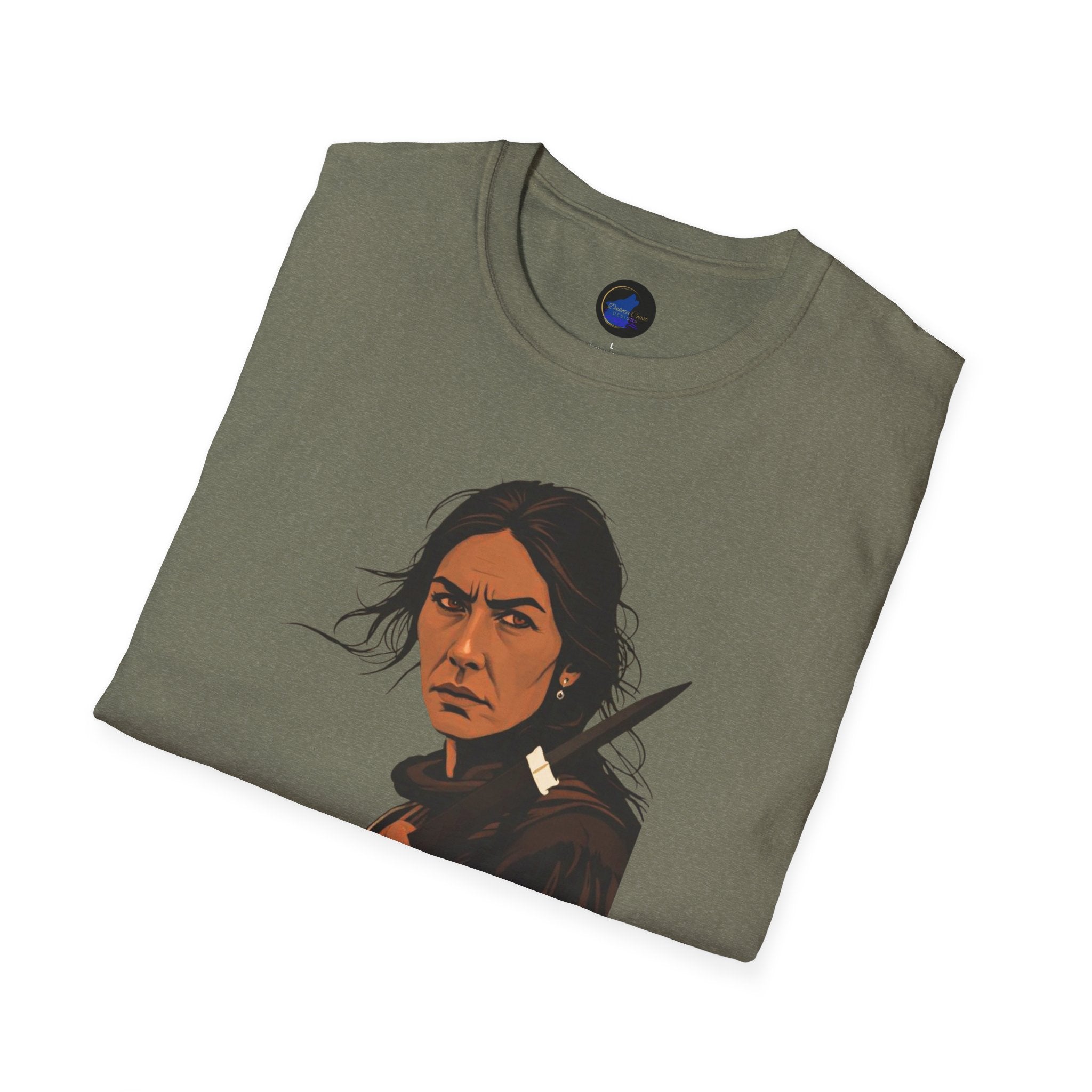 Buffalo Calf Road Woman Soft Tee | Women Warrior Graphic T-Shirt | Female Empowerment Gift