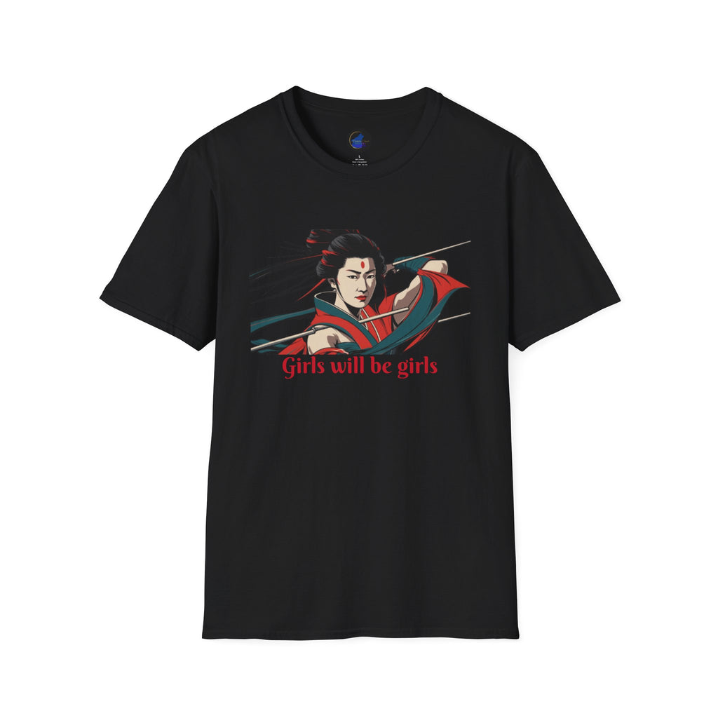 Tomoe Gozen Soft Tee | Women Warrior Graphic T-Shirt | Female Empowerment Gift