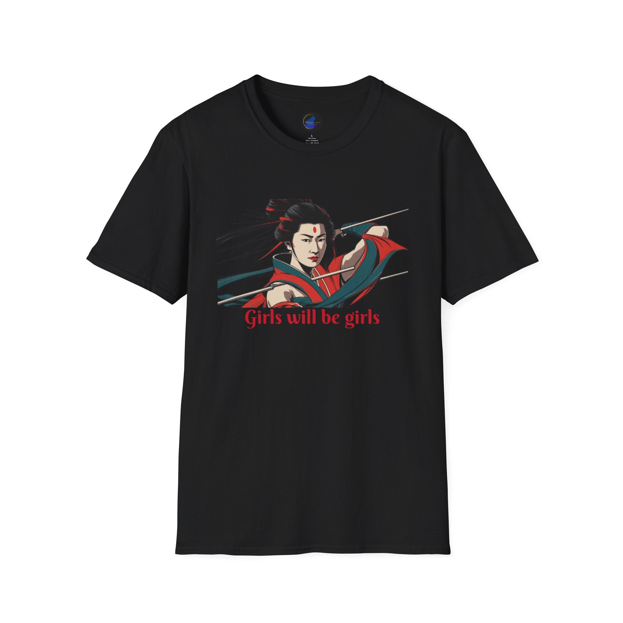 Tomoe Gozen Soft Tee | Women Warrior Graphic T-Shirt | Female Empowerment Gift