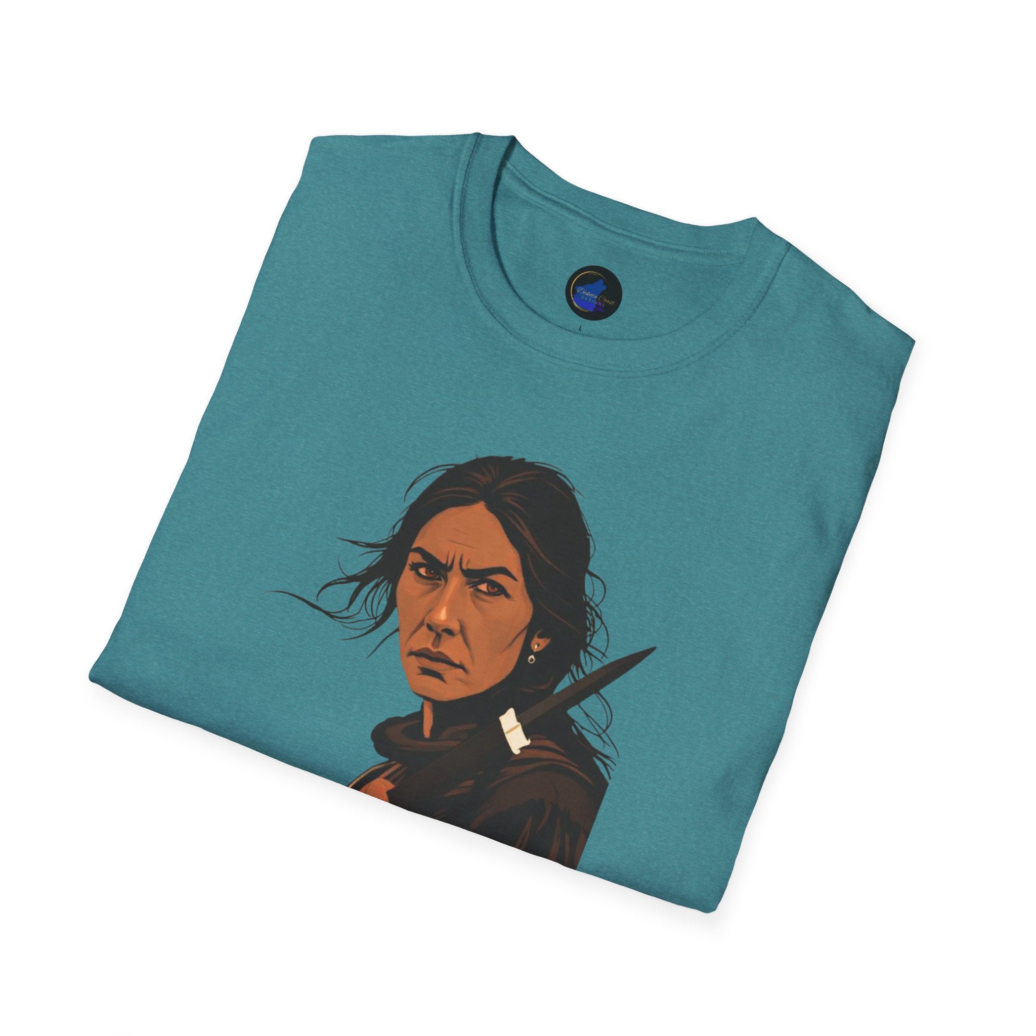 Buffalo Calf Road Woman Soft Tee | Women Warrior Graphic T-Shirt | Female Empowerment Gift