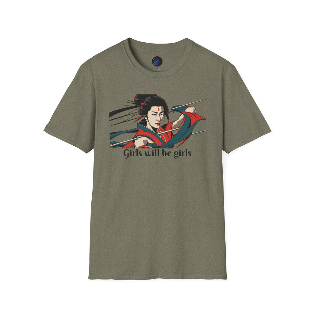 Tomoe Gozen Soft Tee | Women Warrior Graphic T-Shirt | Female Empowerment Gift