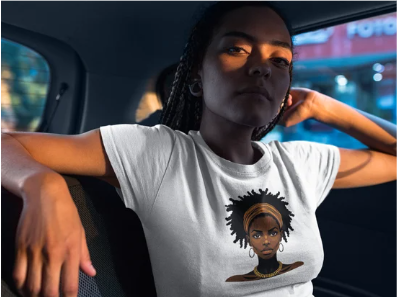 Ana Nzinga Soft Tee | Women Warrior Graphic T-Shirt | Female Empowerment Gift